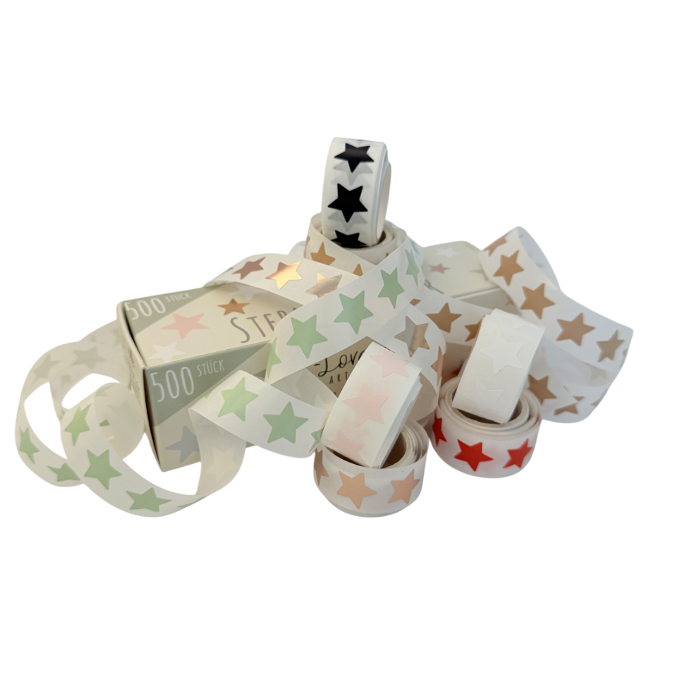 500 Sterne Sticker – Bild 6