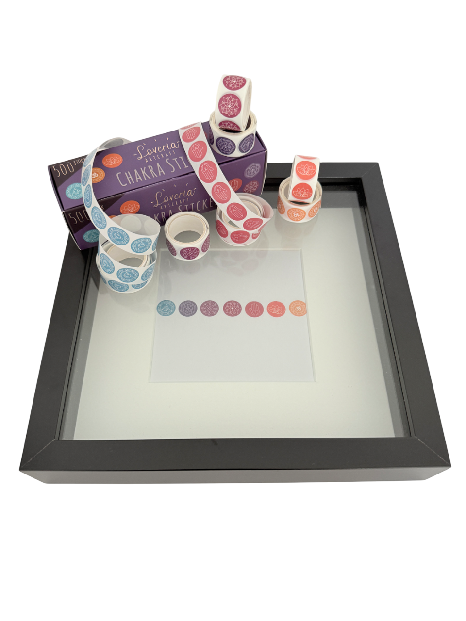 500 Chakra Sticker – Bild 4