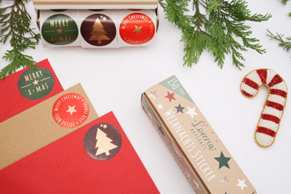 150 Weihnachts Sticker – Bild 4