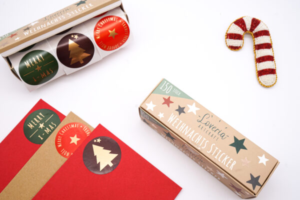 150 Weihnachts Sticker – Bild 5