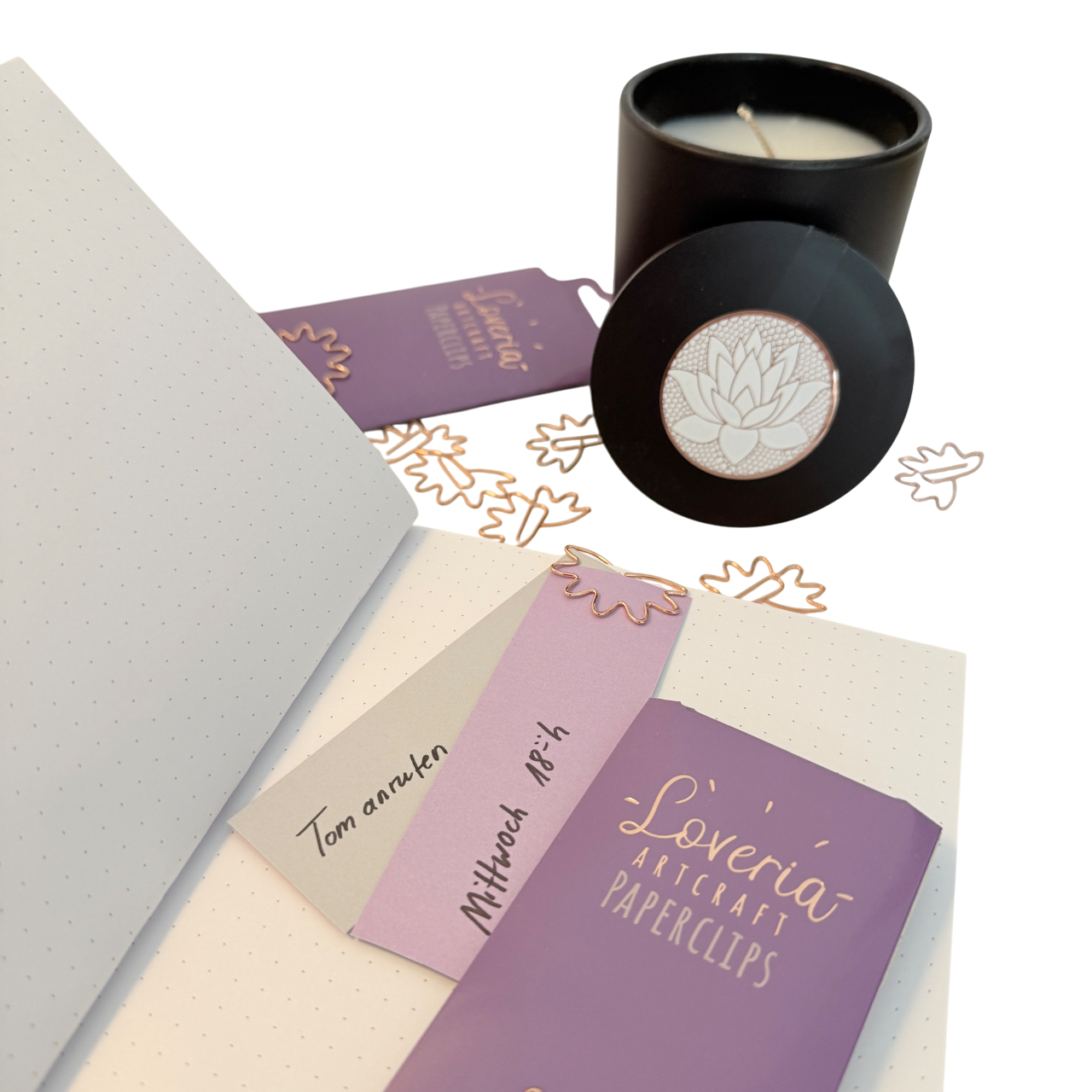 Yoga Clips "Lotus Flower" lila – Bild 6