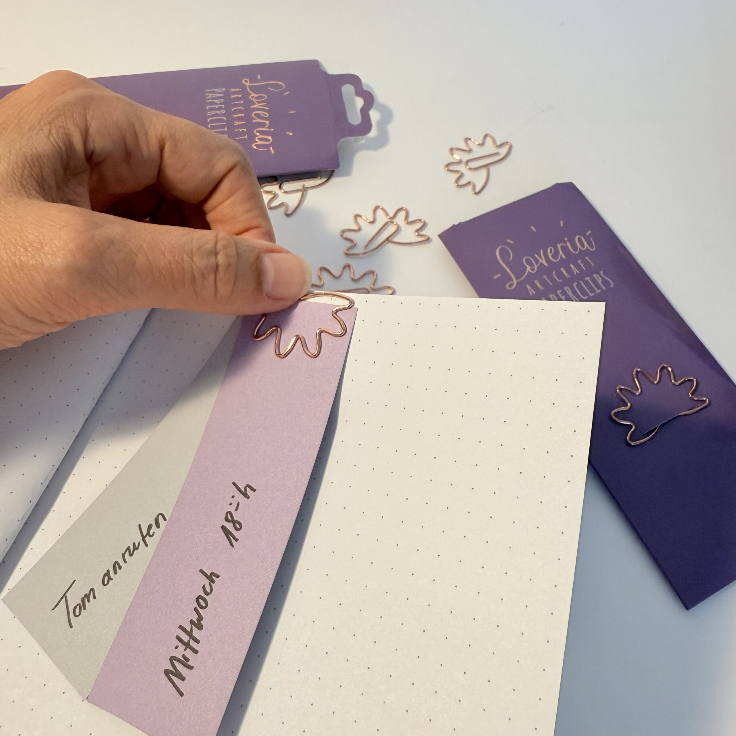 Yoga Clips "Lotus Flower" lila – Bild 4