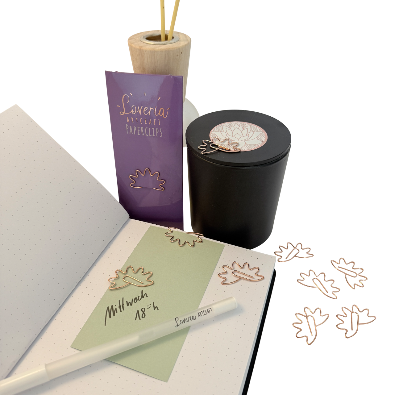 Yoga Clips "Lotus Flower" lila – Bild 5