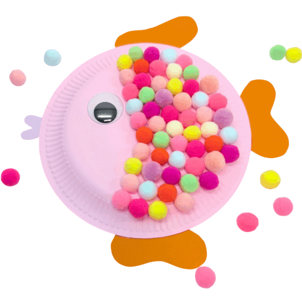 Pompon Set 500 Teile "Pastell" – Bild 4