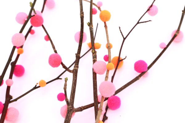 Pompons Set 500 Teile "Neon" - AUSVERKAUFT! – Bild 5