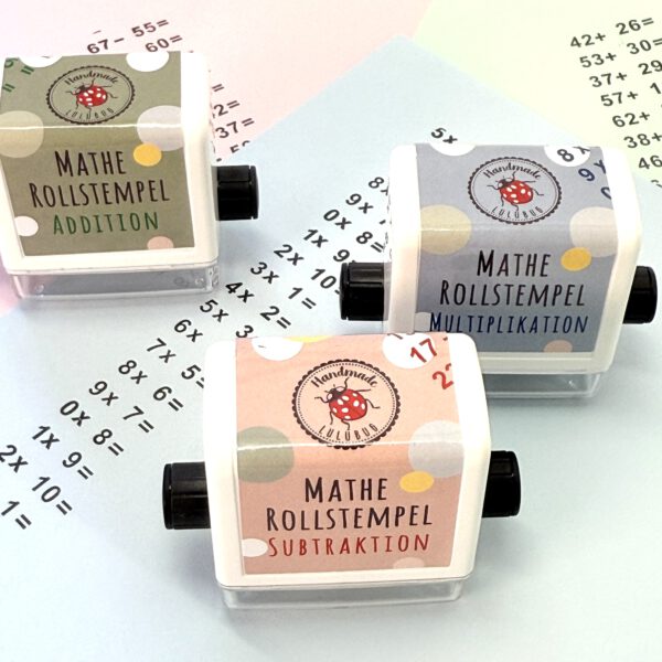 Mathe Rollstempel "Subtraktion" – Bild 5