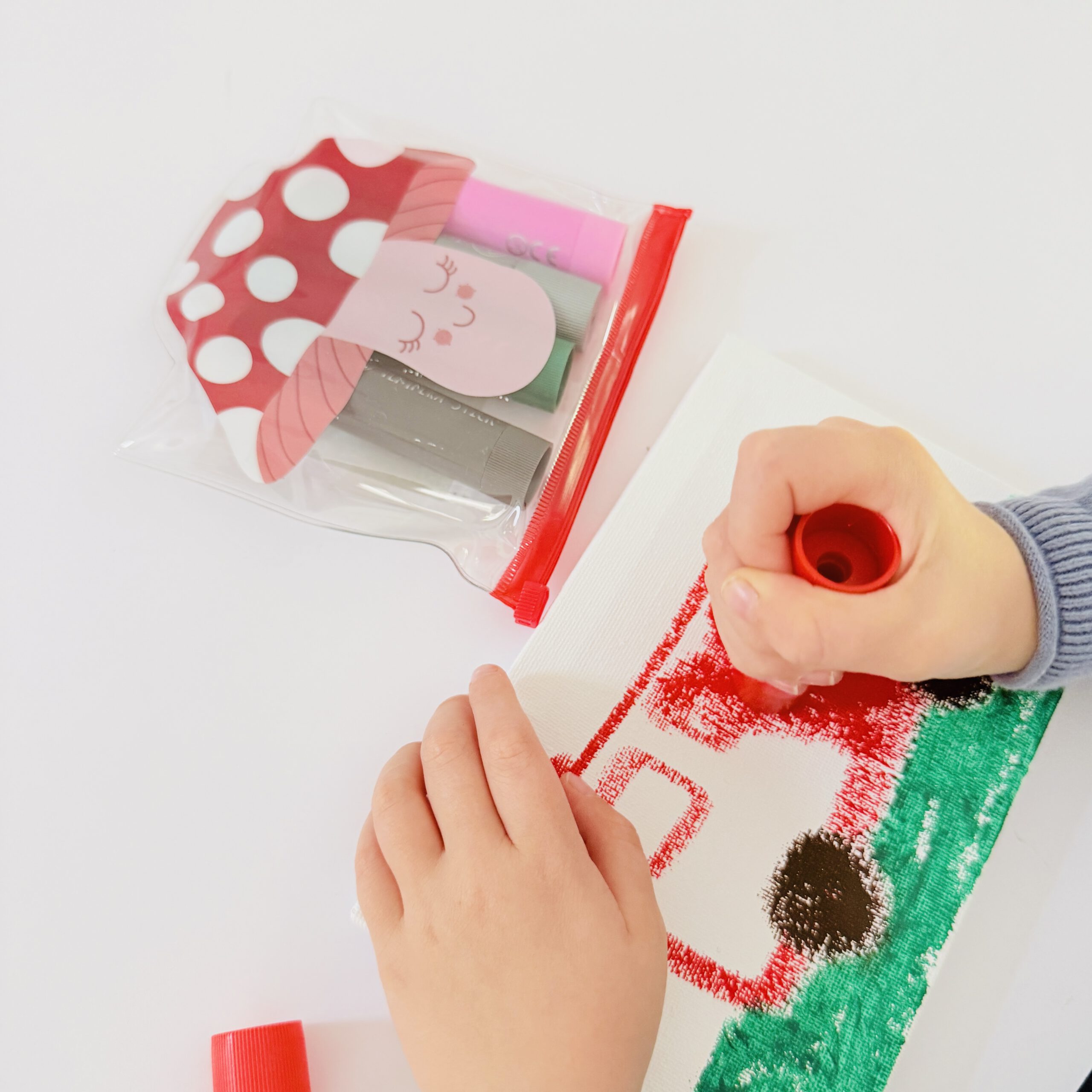 Supersoft Malstifte, 5 Stifte "Pilz" – Bild 7