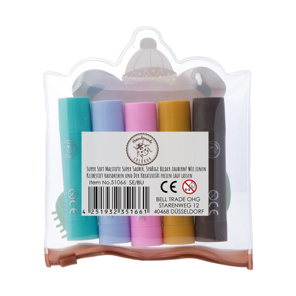 Supersoft Malstifte, 5 Stifte "Bär" – Bild 2