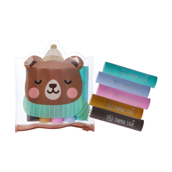 Supersoft Malstifte, 5 Stifte "Bär" – Bild 4