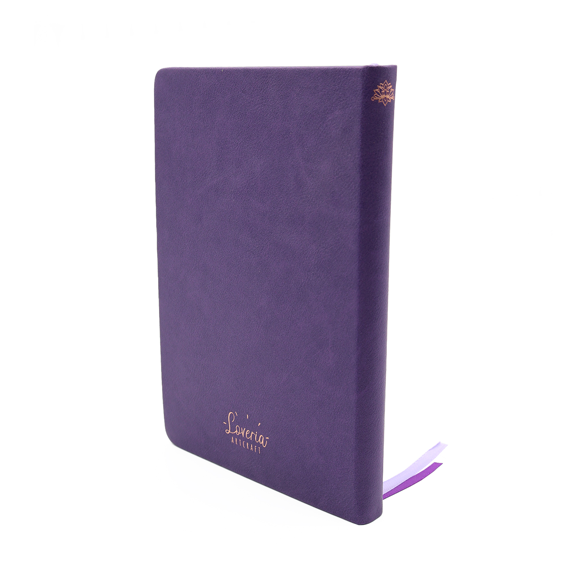 Yoga Buch "OM" lila – Bild 4