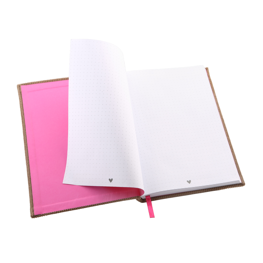 Notizbuch Kord "Taupe" – Bild 2