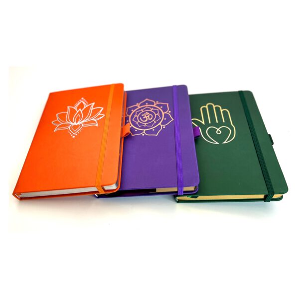 Yoga Buch "Lotusflower" orange – Bild 7