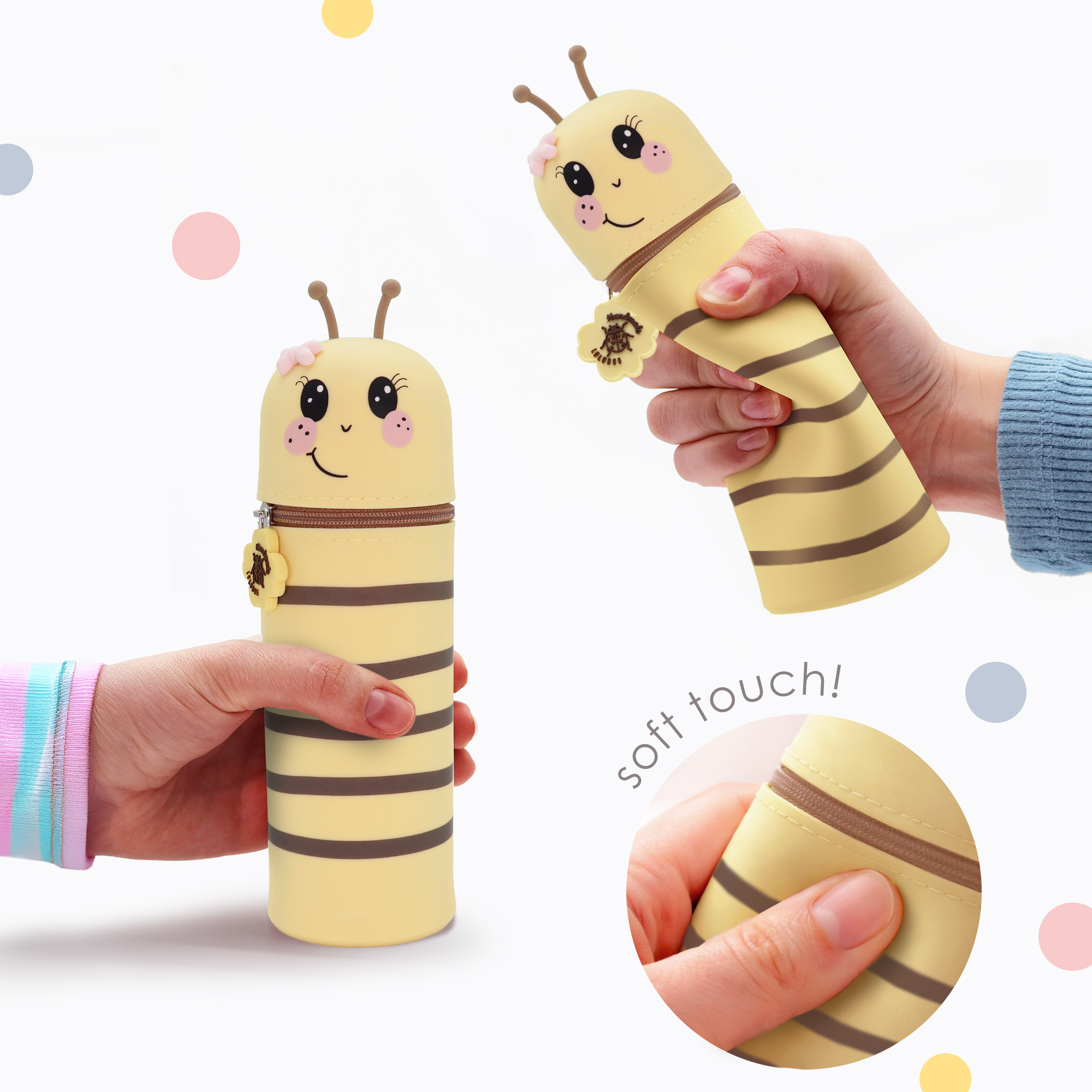 Funny silicone animal pencil case "Sunny the Bee" - Image 6