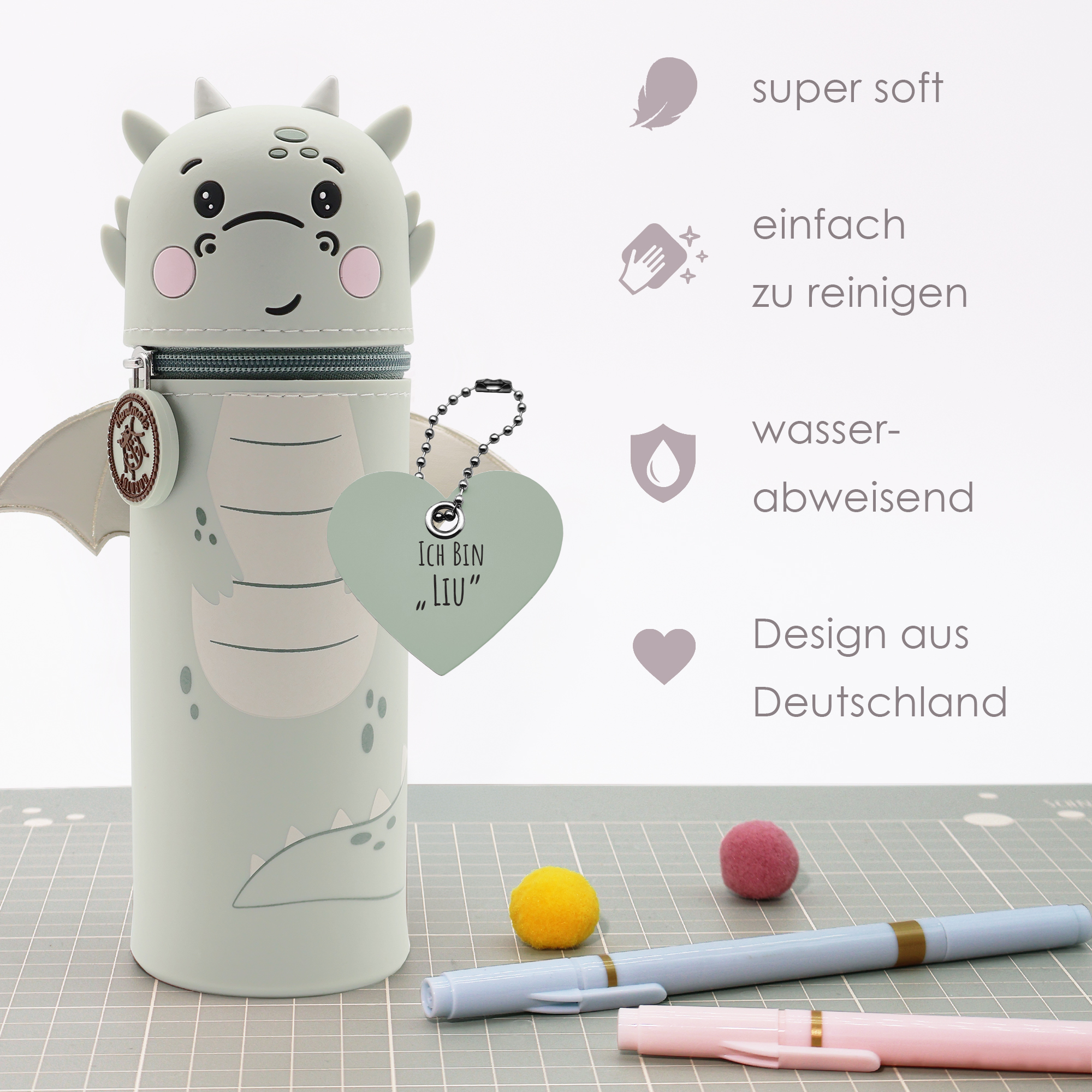 Funny Silicone Animal Case "Dragon Liu" - Image 2