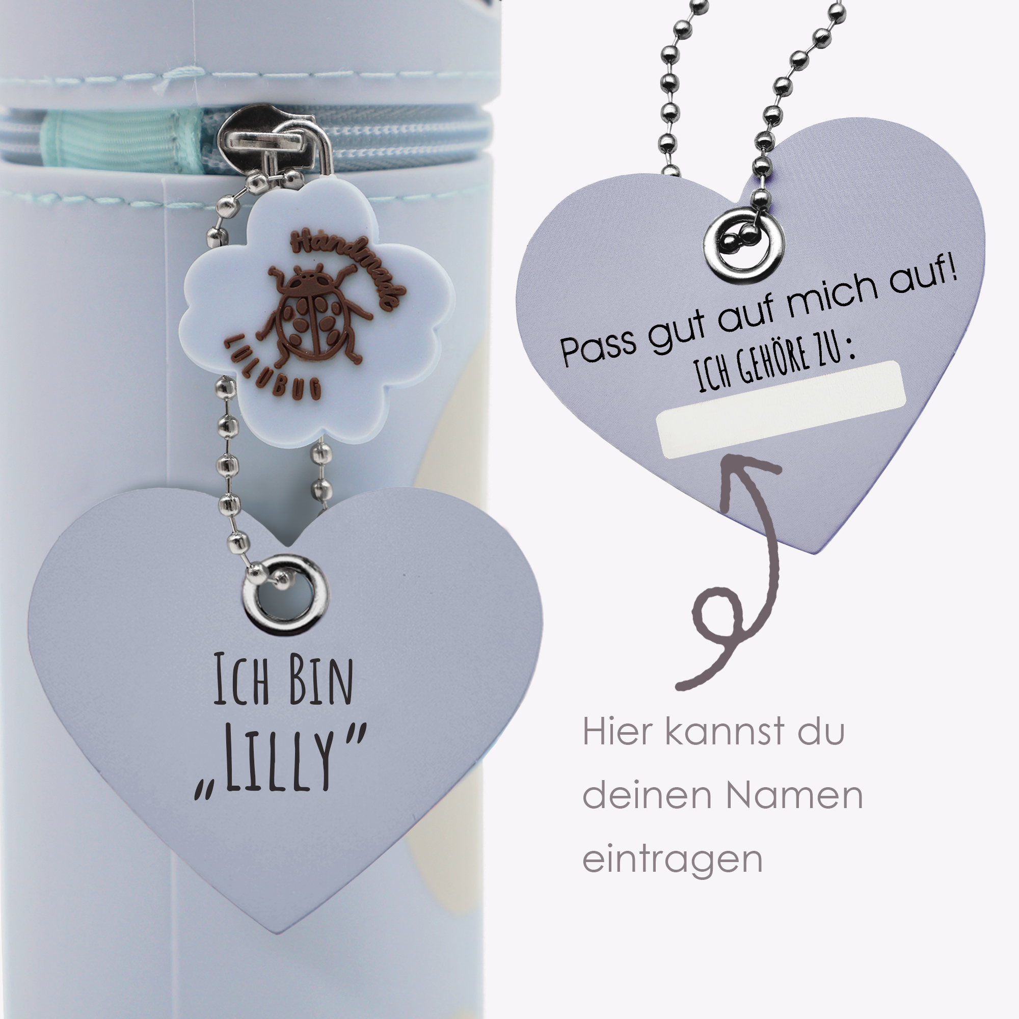 Lustiges Tiermäppchen aus Silikon "Hippo Lilly" – Bild 5