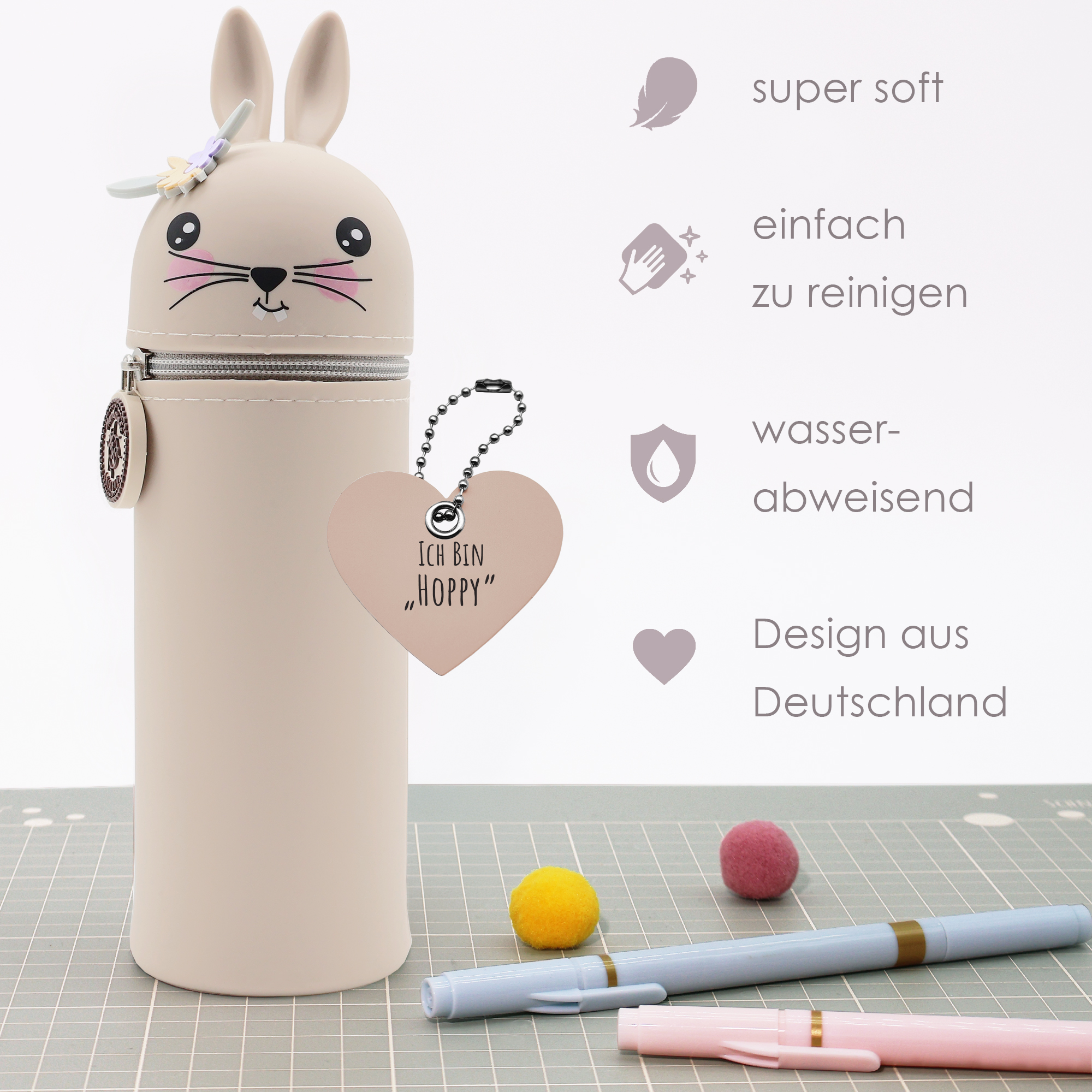Funny silicone animal pouch "Bunny Hoppy" - Image 2