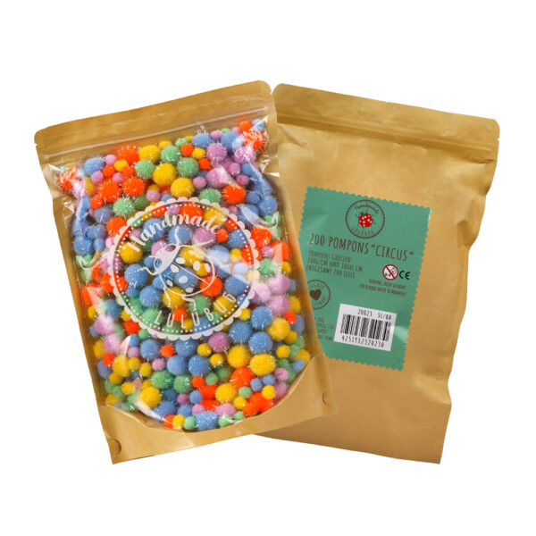 Pompons Set 500 Teile "Circus" – Bild 5