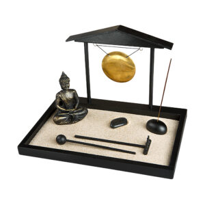 Zen Garten "Buddha" schwarz