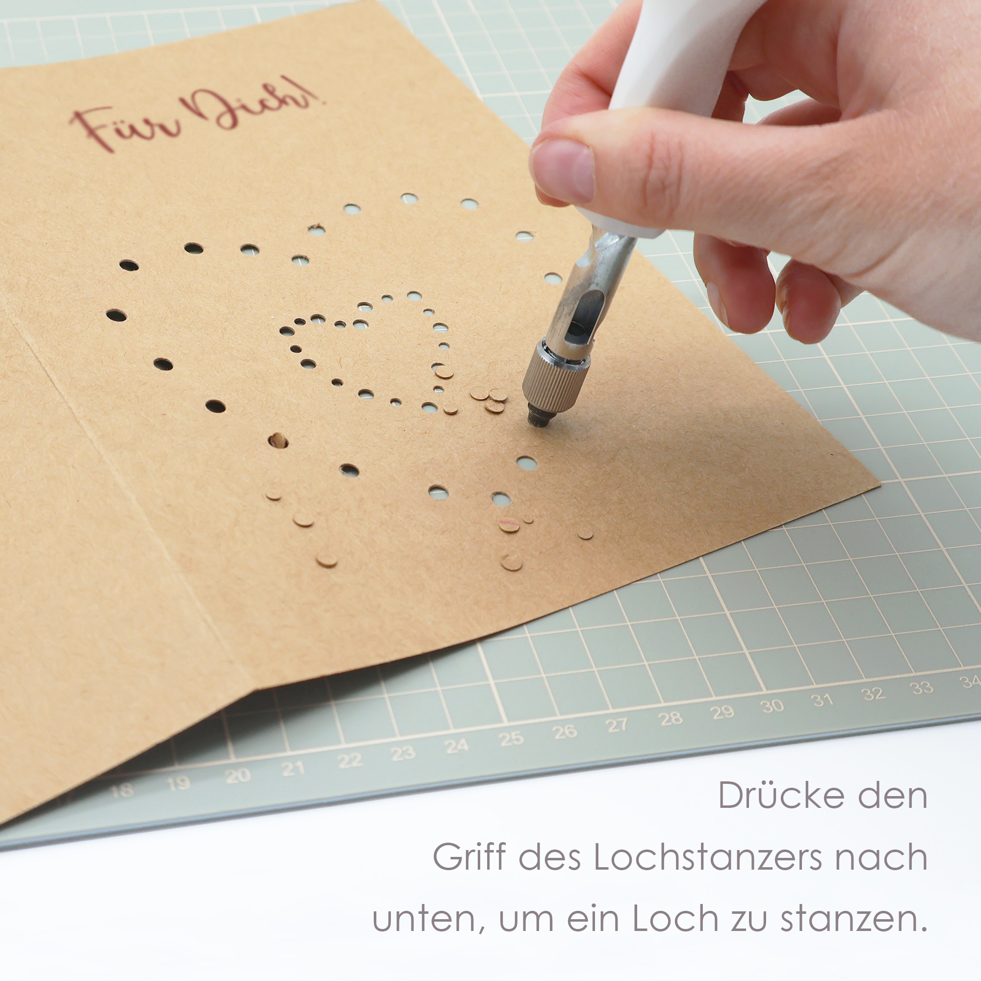 Lochstanzer mit 3 Aufsätzen – Bild 5