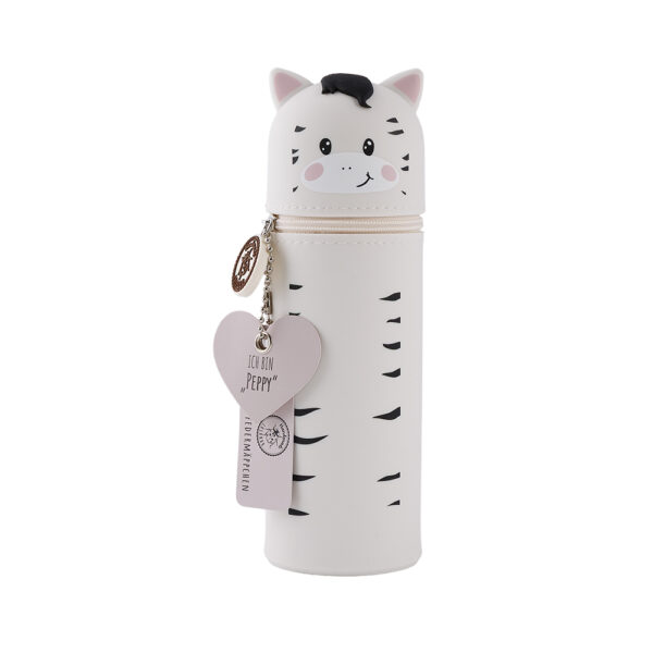Lustiges Tiermäppchen aus Silikon Zebra "Peppy"